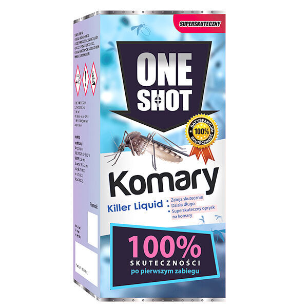 جديد مبيد حشري One Shot na Komary 250ML Komaropren PBO (niebieski)
